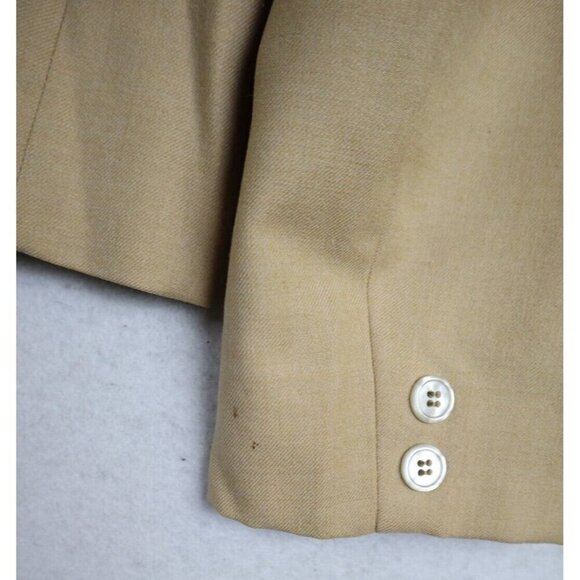 VINTAGE WOMEN'S BEIGE SKIRT SUIT - DALTON - 100% WOOL - SIZE 10 - Picture 10 of 16